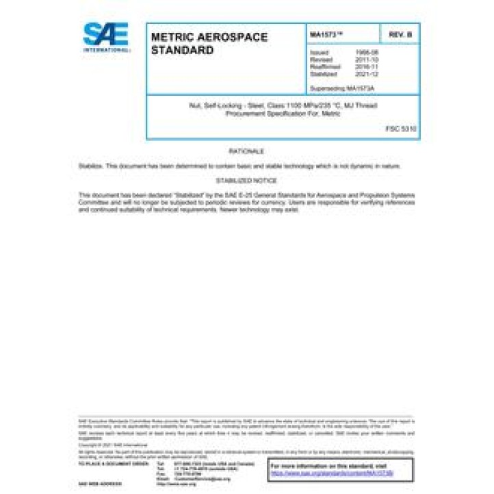 SAE MA1573B PDF