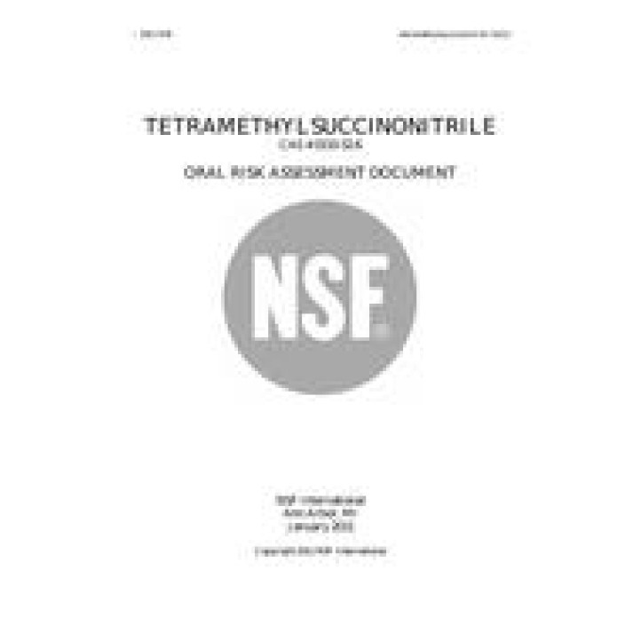 NSF Tetramethylsuccinonitrile &#8211; 2011 PDF