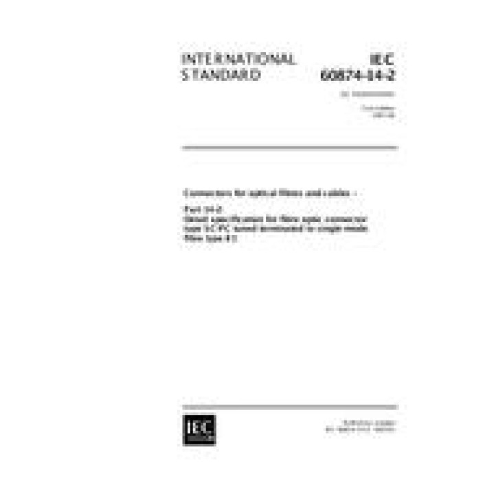 IEC 60874-14-2 Ed. 1.0 en PDF