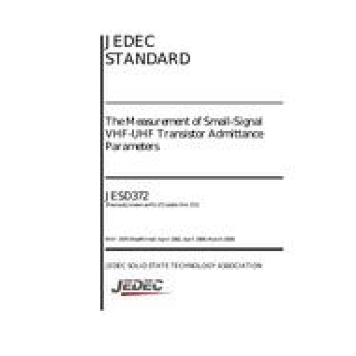 JEDEC JESD 372 (R2009) PDF