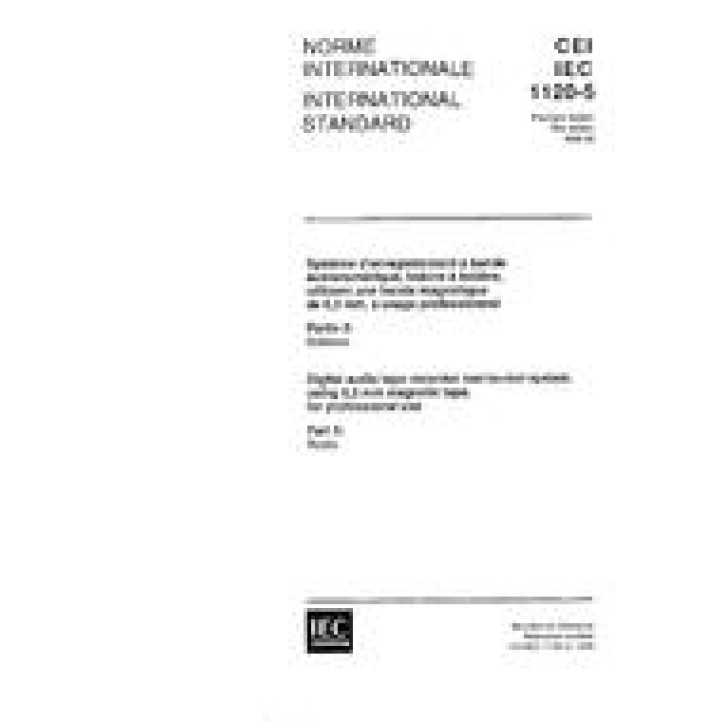 IEC 61120-5 Ed. 1.0 b PDF