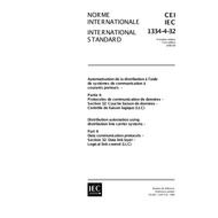 IEC 61334-4-32 Ed. 1.0 b PDF