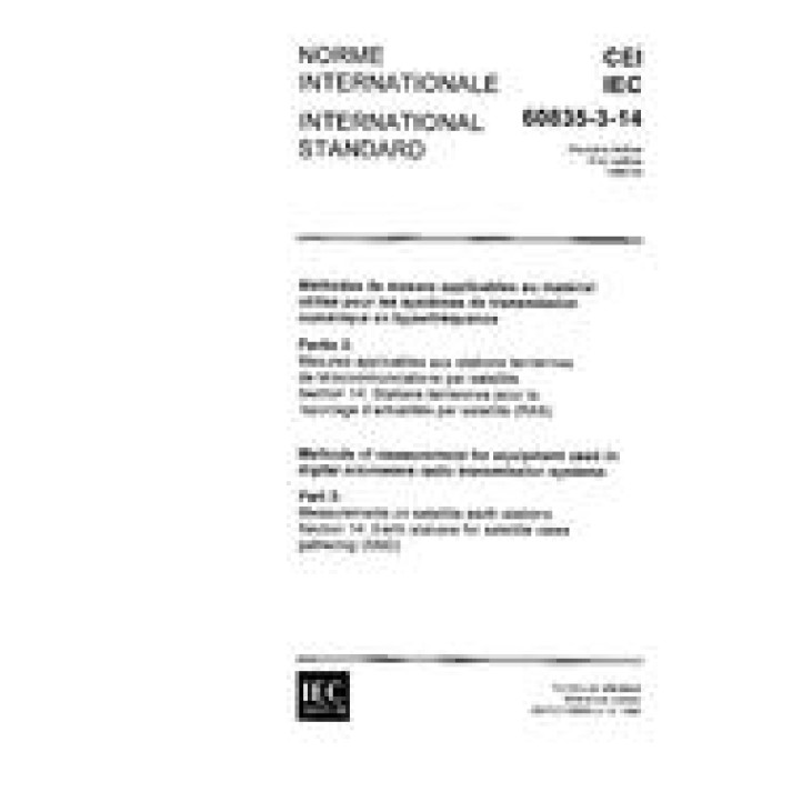 IEC 60835-3-14 Ed. 1.0 b PDF