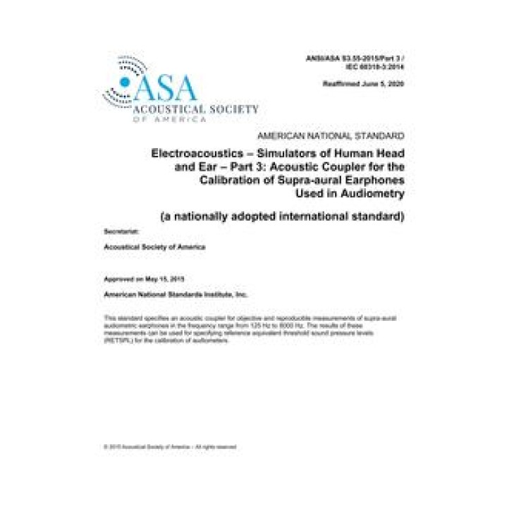 ASA S3.55 Part 3 PDF