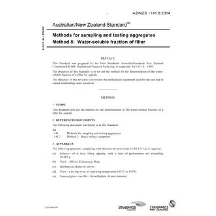 AS/NZS 1141.8 PDF