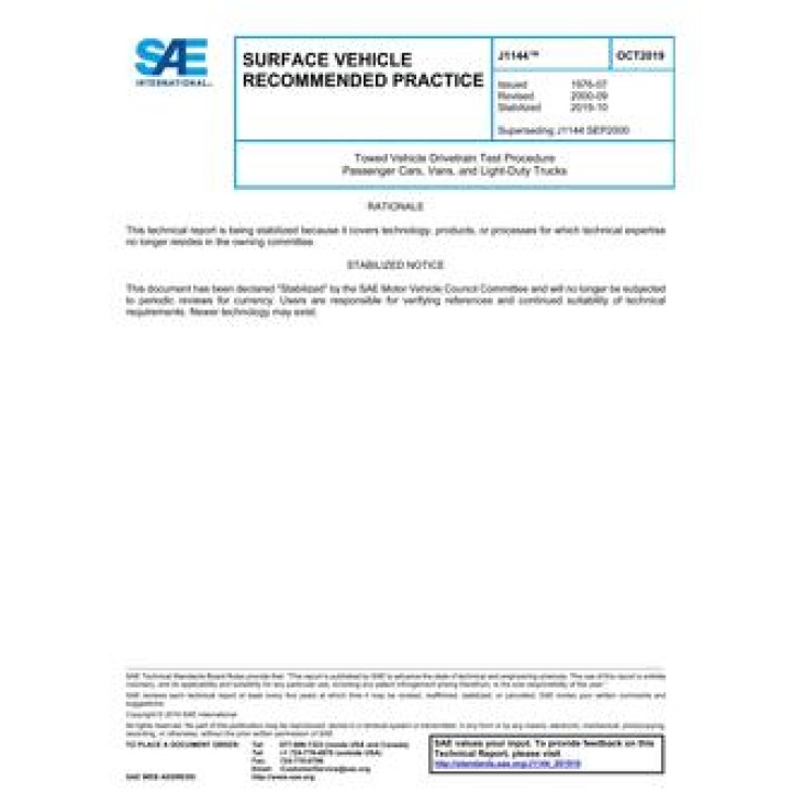 SAE J1144 PDF