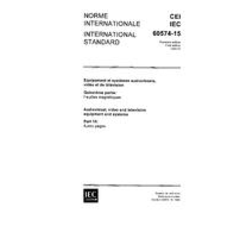 IEC 60574-15 Ed. 1.0 b PDF