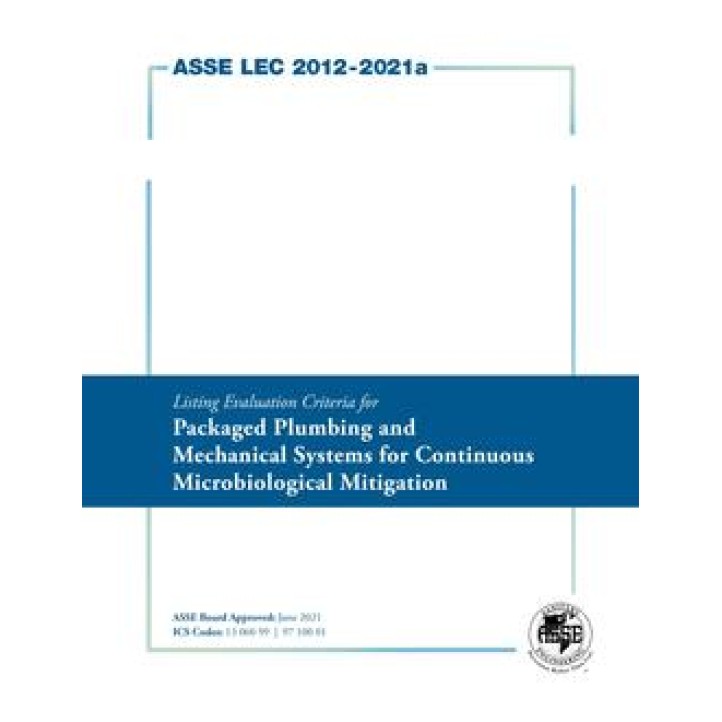 ASSE (Plumbing) LEC 2012 PDF