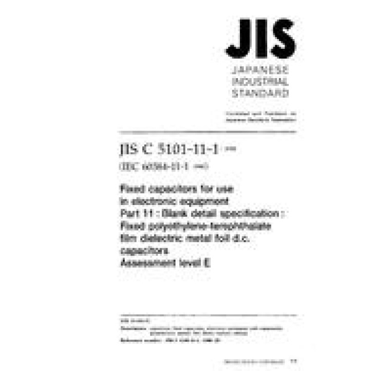 JIS C 5101-11-1 PDF