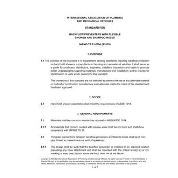 IAPMO TS 21 PDF