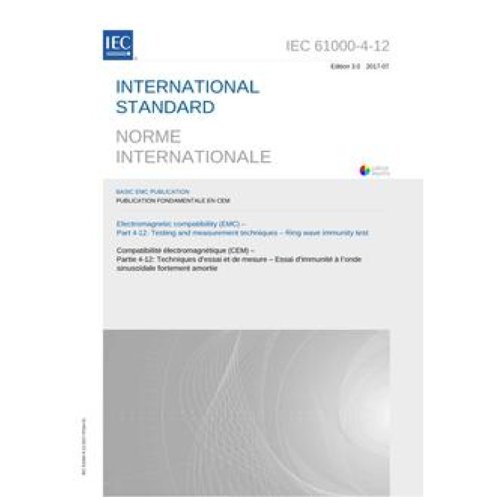 IEC 61000-4-12 Ed. 3.0 b PDF