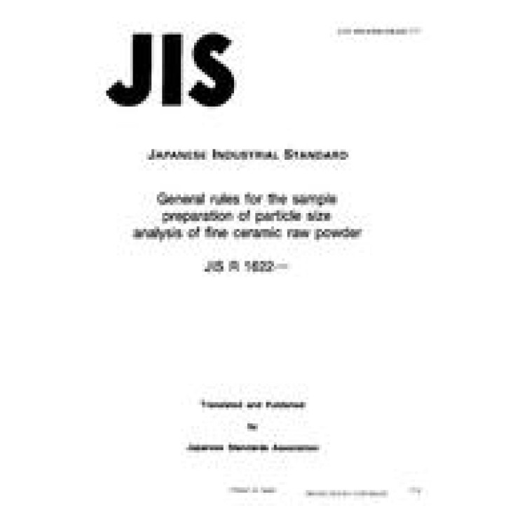 JIS R 1622 PDF