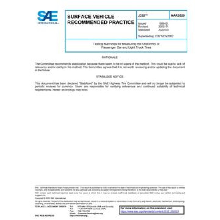 SAE J332 PDF