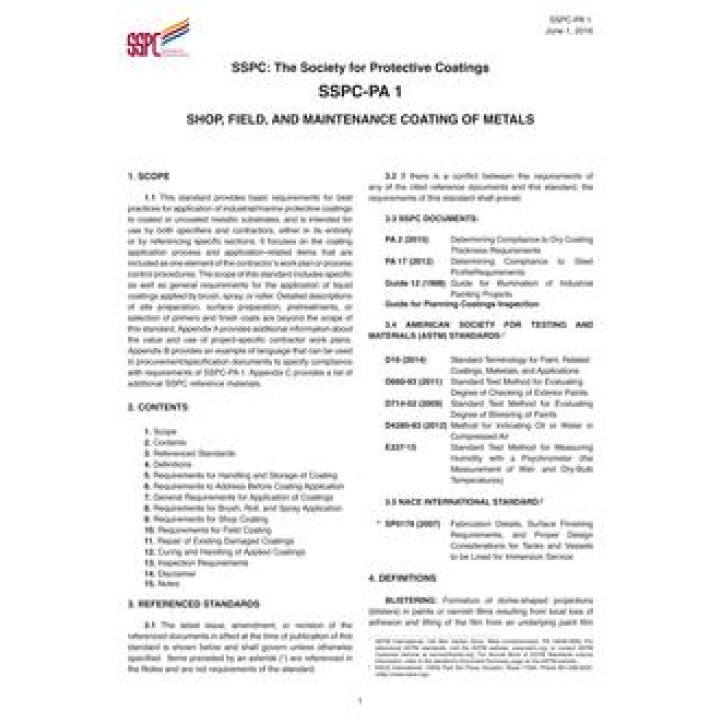 SSPC PA 1 PDF