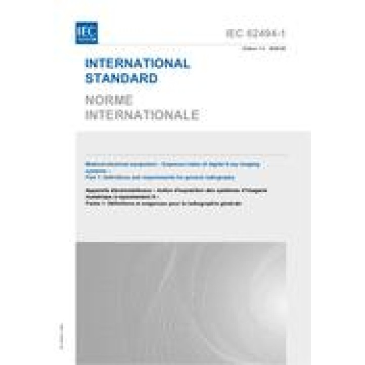 IEC 62494-1 Ed. 1.0 b PDF