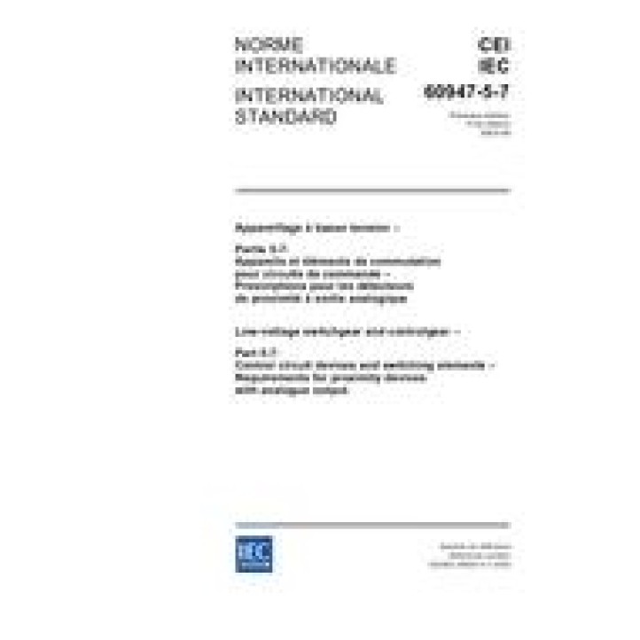 IEC 60947-5-7 Ed. 1.0 b PDF