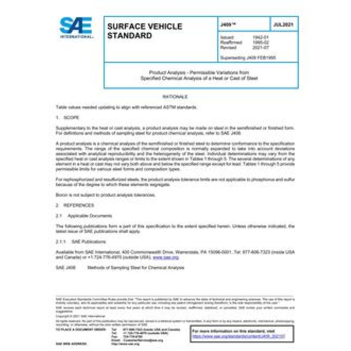 SAE J409 PDF