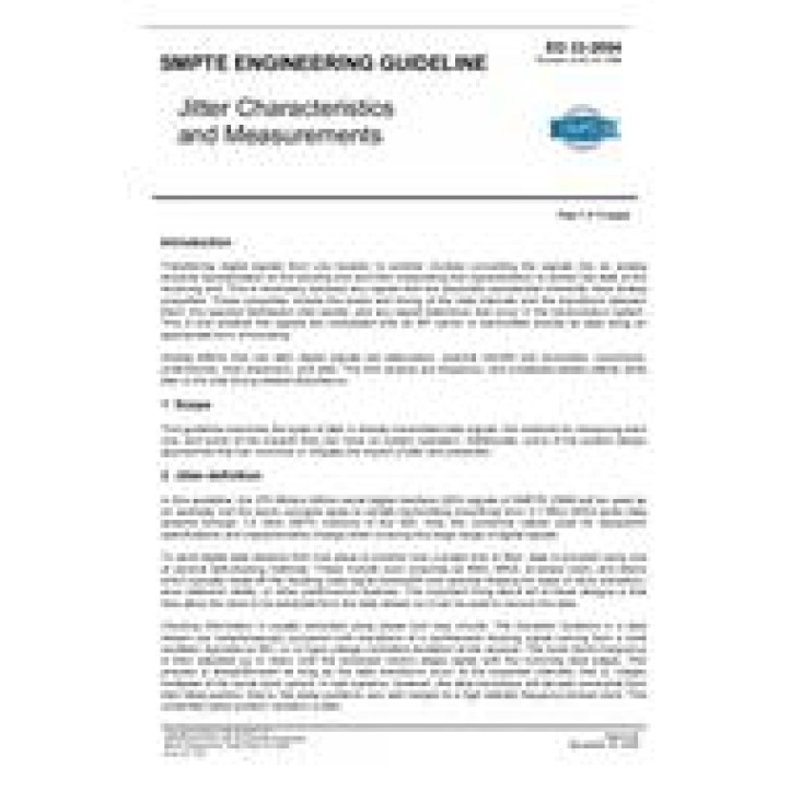 SMPTE EG 33 PDF