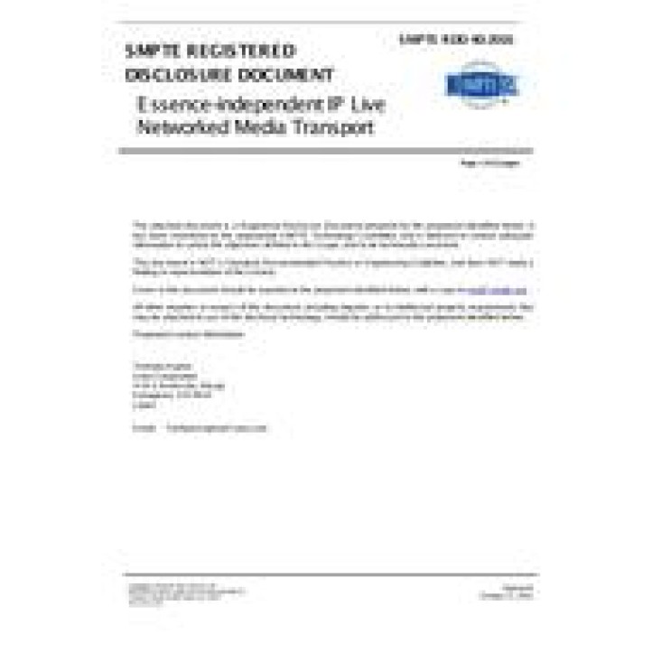 SMPTE RDD 40 PDF