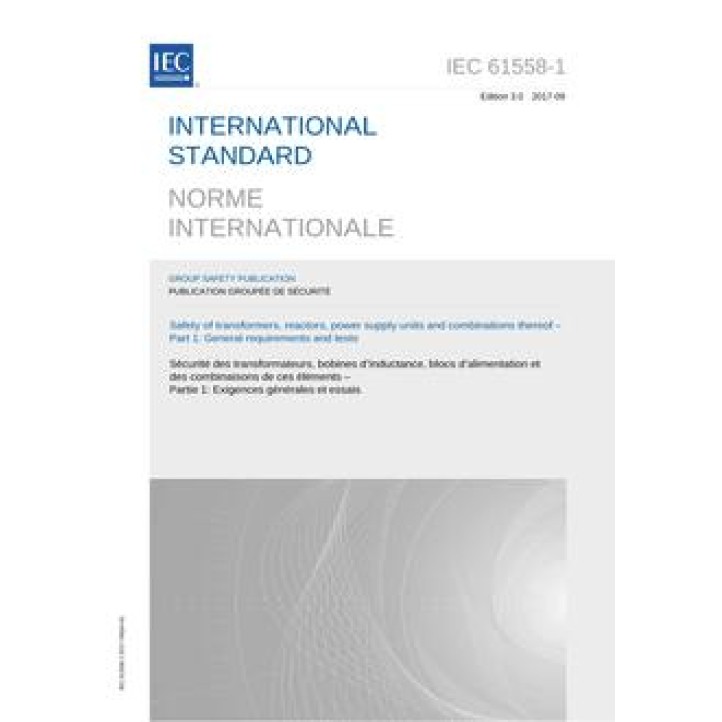 IEC 61558-1 Ed. 3.0 b PDF