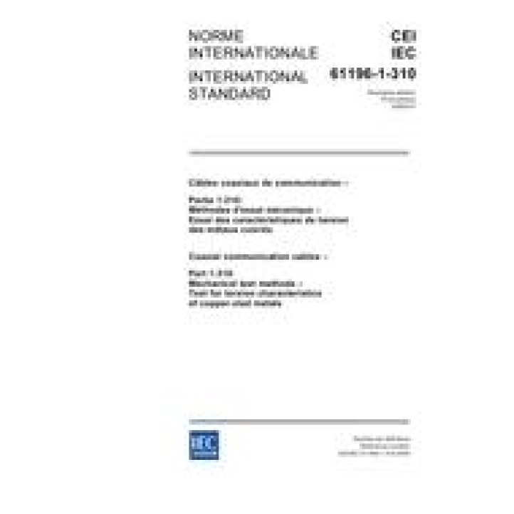 IEC 61196-1-310 Ed. 1.0 b PDF