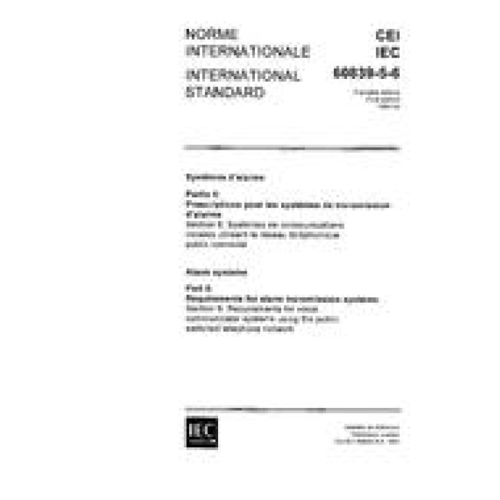 IEC 60839-5-6 Ed. 1.0 b PDF