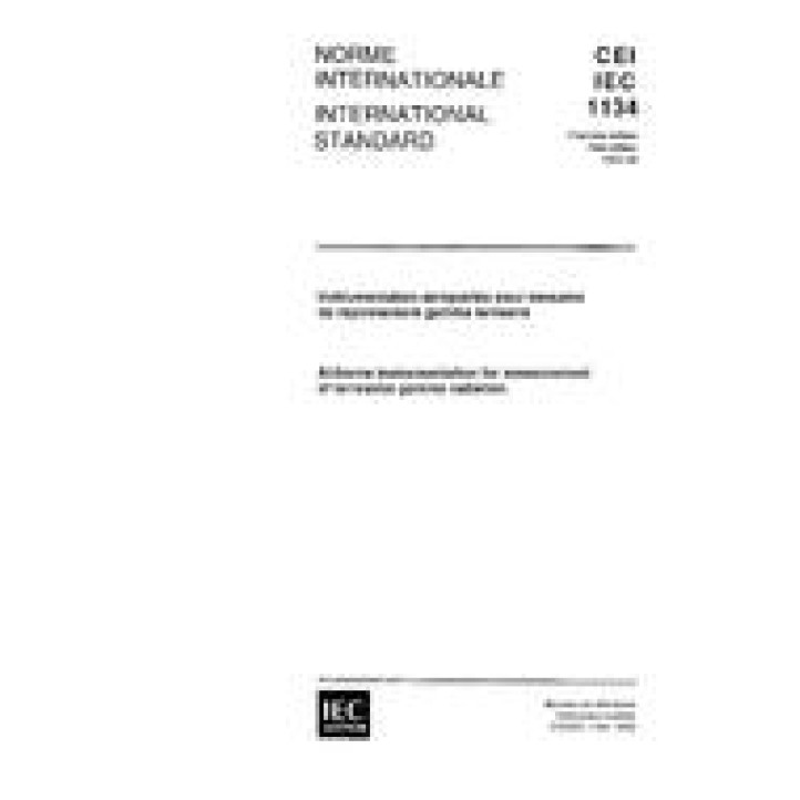 IEC 61134 Ed. 1.0 b PDF