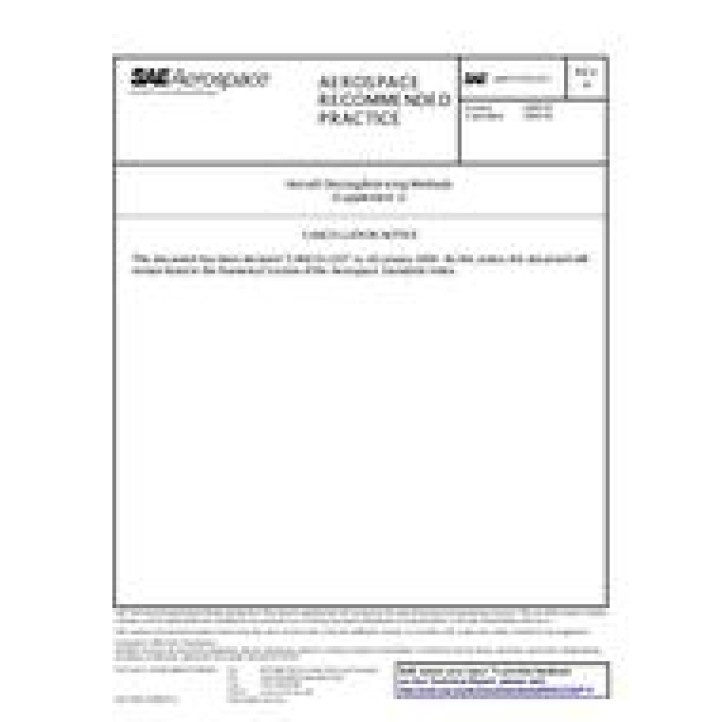 SAE ARP4737SUP1A PDF