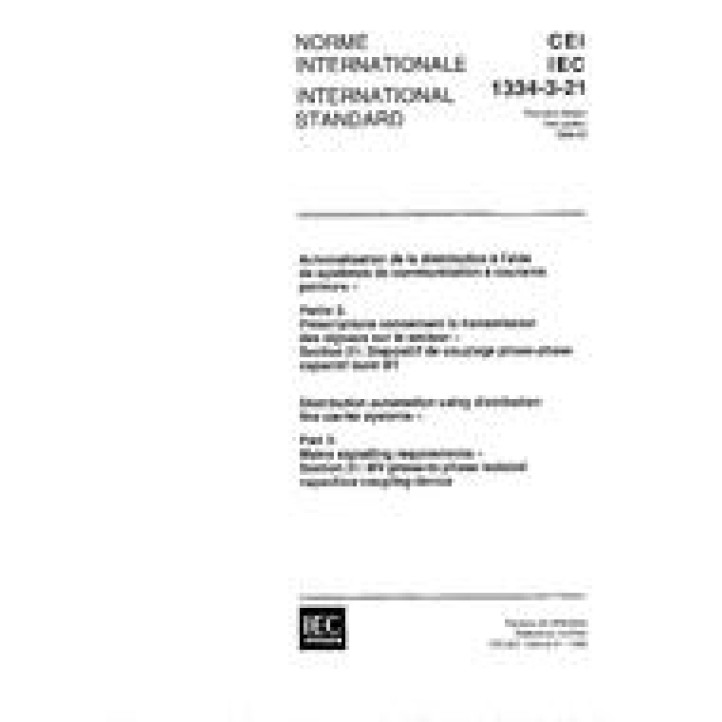 IEC 61334-3-21 Ed. 1.0 b PDF