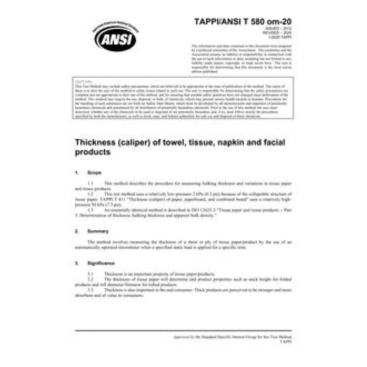 TAPPI T 580 PDF