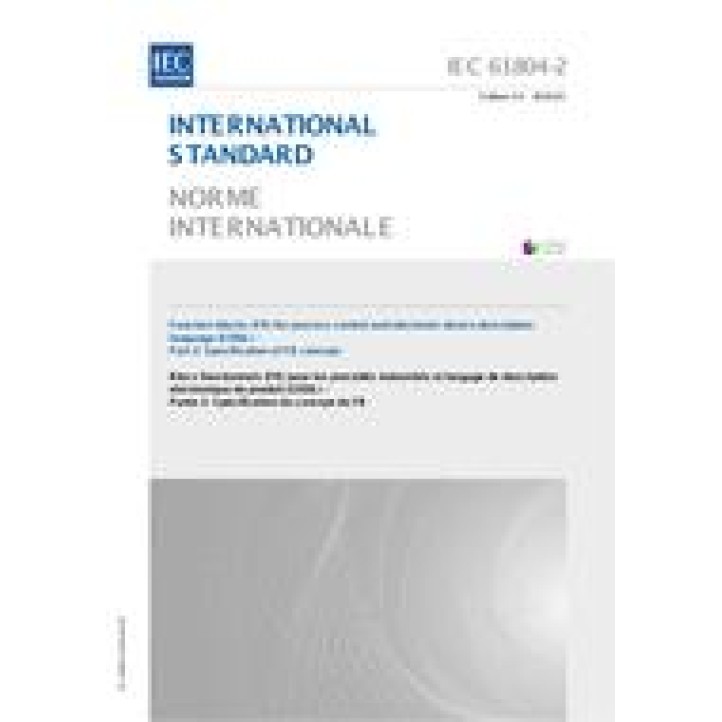 IEC 61804-2 Ed. 3.0 b PDF