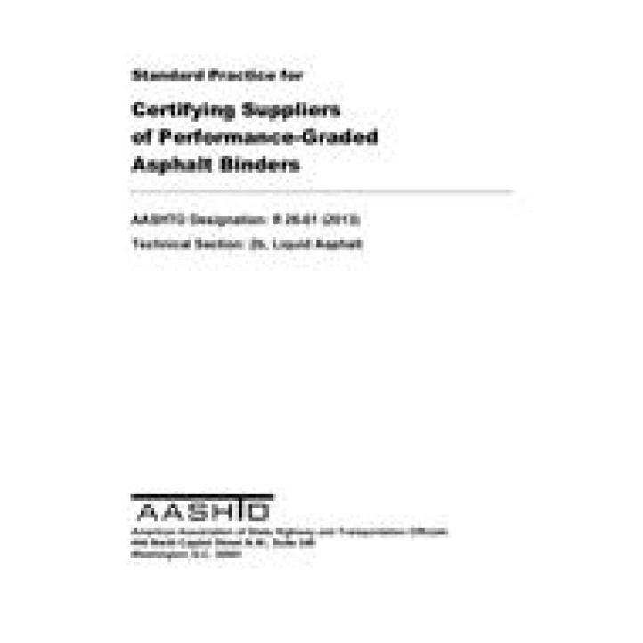 AASHTO R 26 PDF