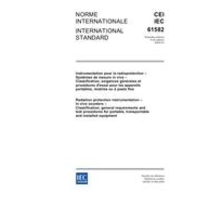 IEC 61582 Ed. 1.0 b PDF