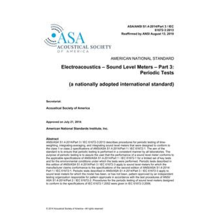 ASA S1.4 Part 3 PDF