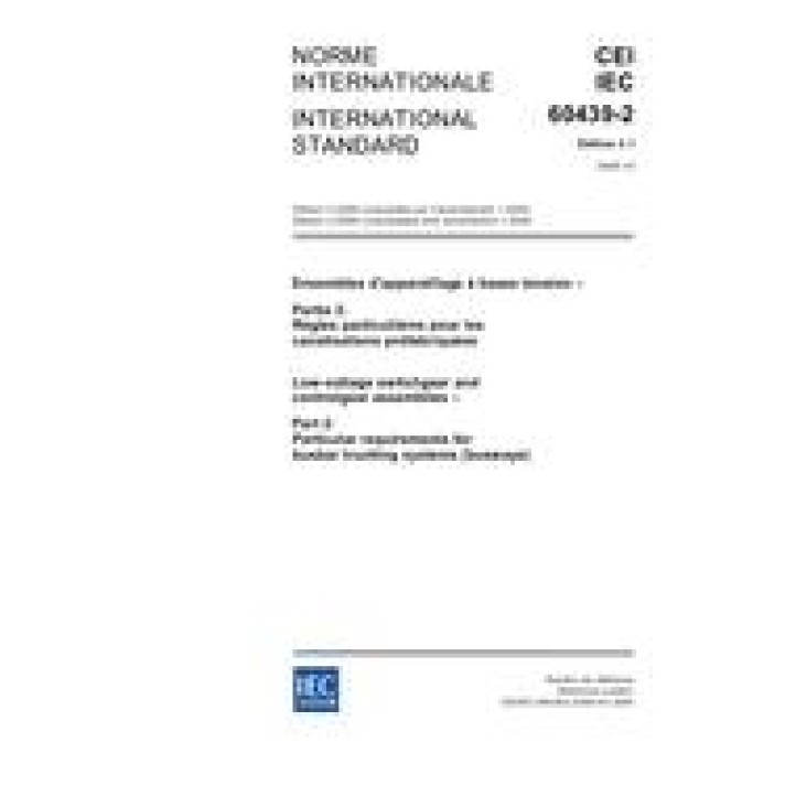 IEC 60439-2 Ed. 3.1 b PDF