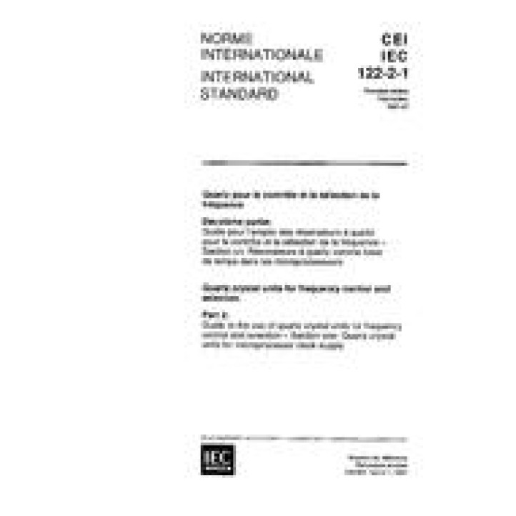 IEC 60122-2-1 Ed. 1.0 b PDF