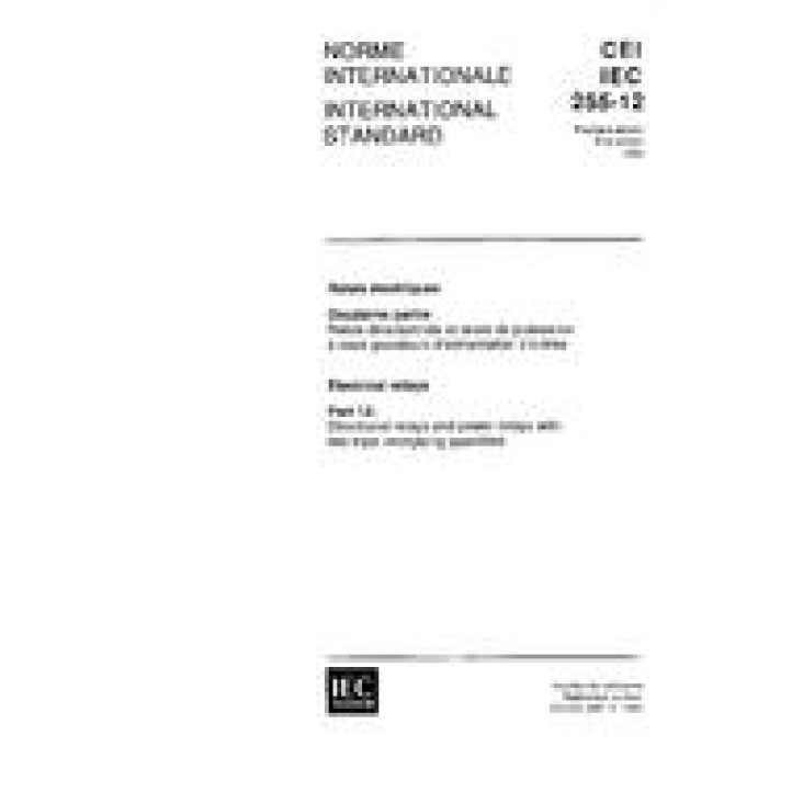 IEC 60255-12 Ed. 1.0 b PDF