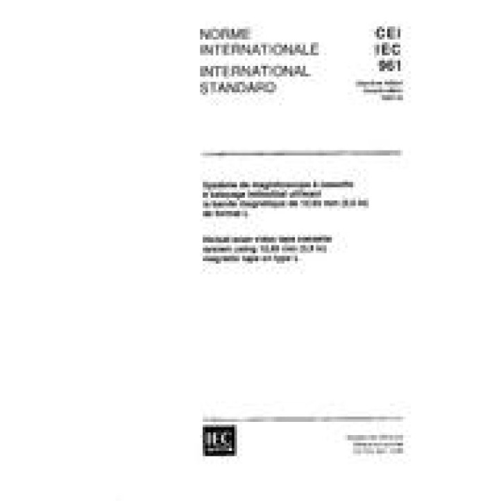 IEC 60961 Ed. 2.0 b PDF