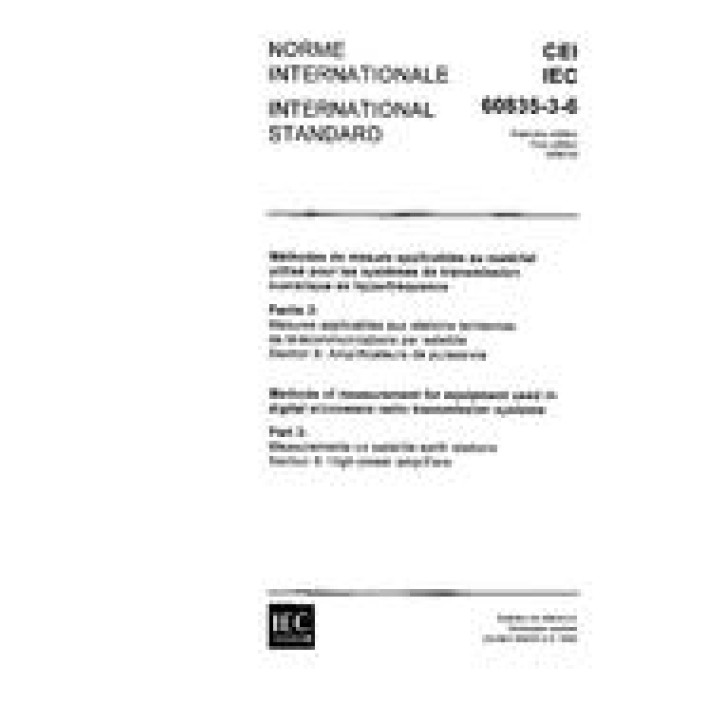 IEC 60835-3-6 Ed. 1.0 b PDF