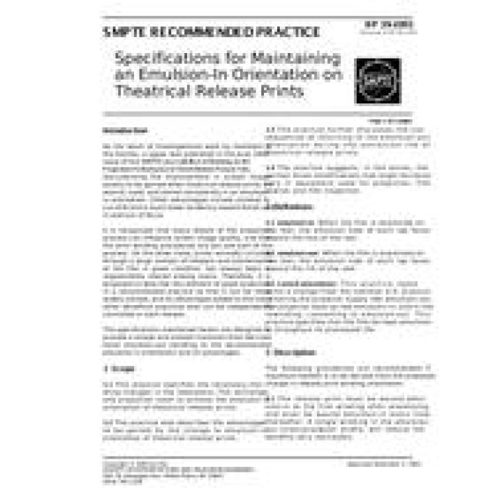 SMPTE RP 39 PDF