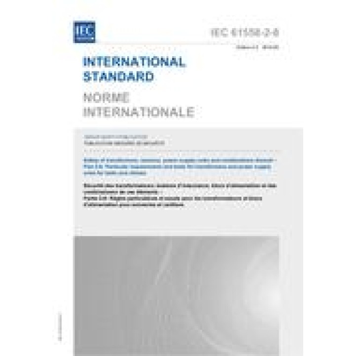 IEC 61558-2-8 Ed. 2.0 b PDF