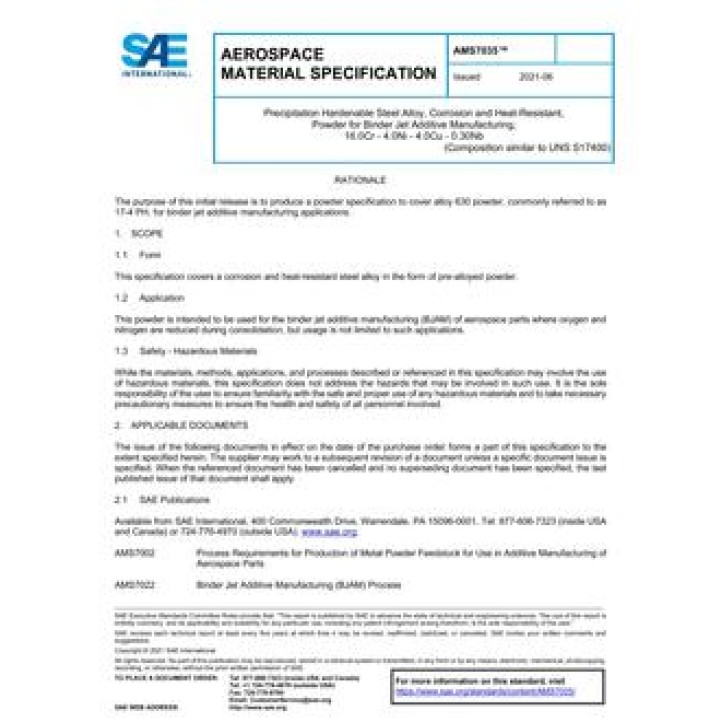 SAE AMS7035 PDF