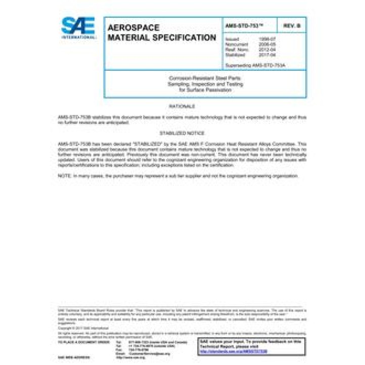 SAE AMSSTD753B PDF