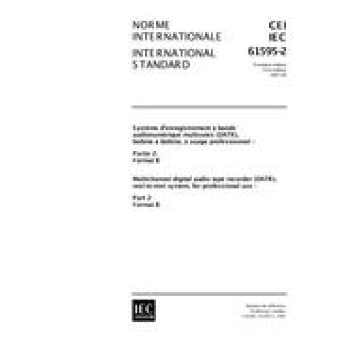 IEC 61595-2 Ed. 1.0 b PDF