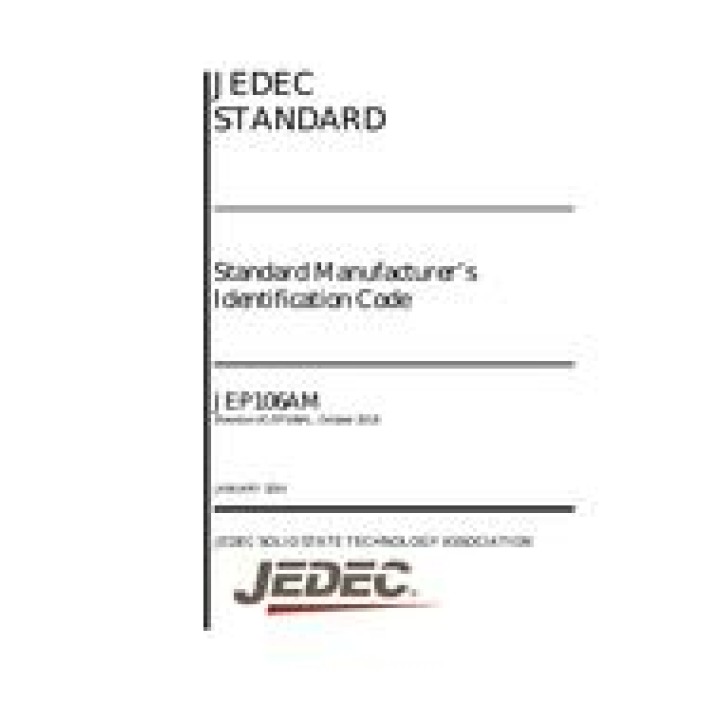 JEDEC JEP106AM PDF