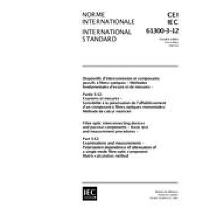 IEC 61300-3-12 Ed. 1.0 b PDF