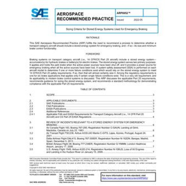 SAE ARP6952 PDF