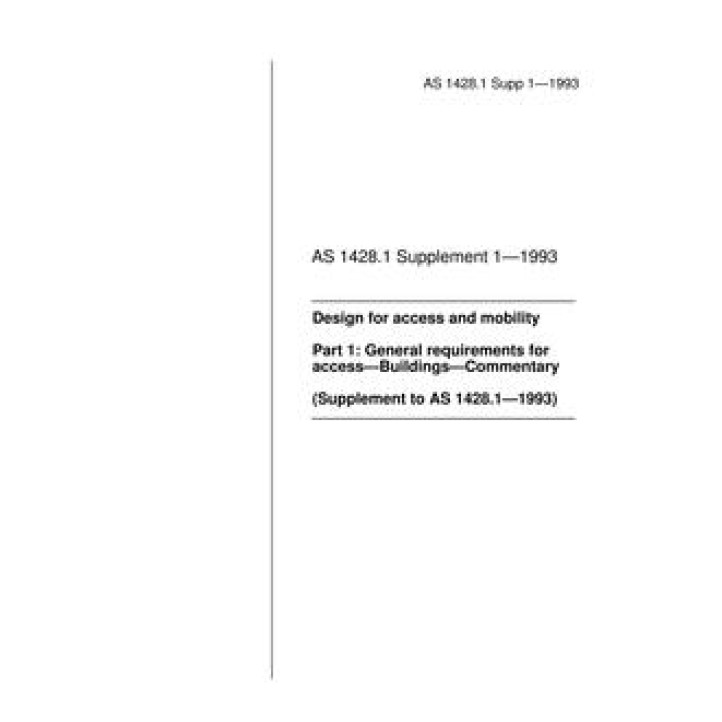 AS 1428.1 SUPP 1 PDF