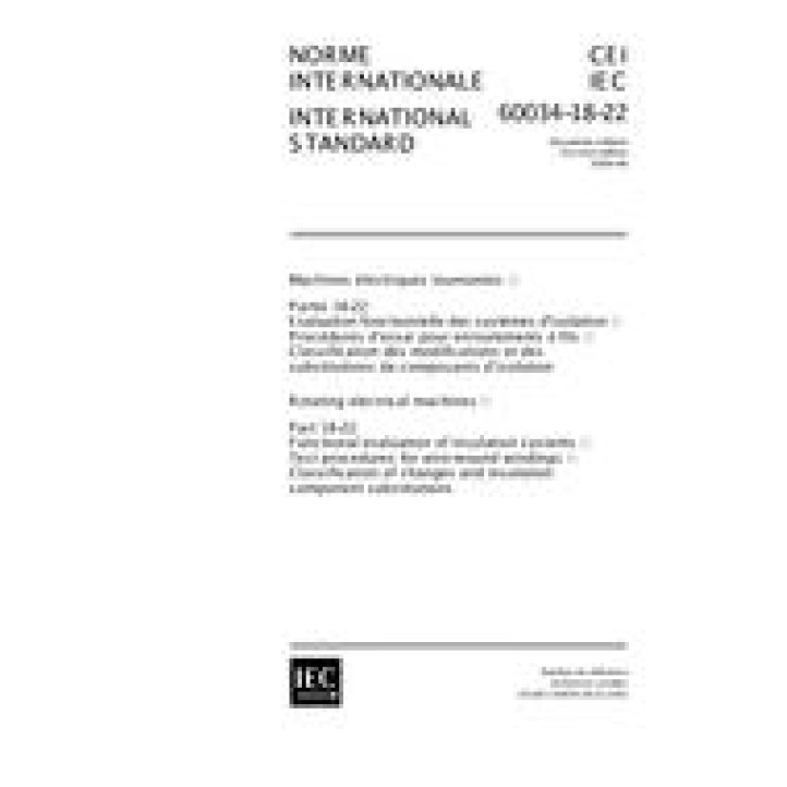 IEC 60034-18-22 Ed. 2.0 b PDF