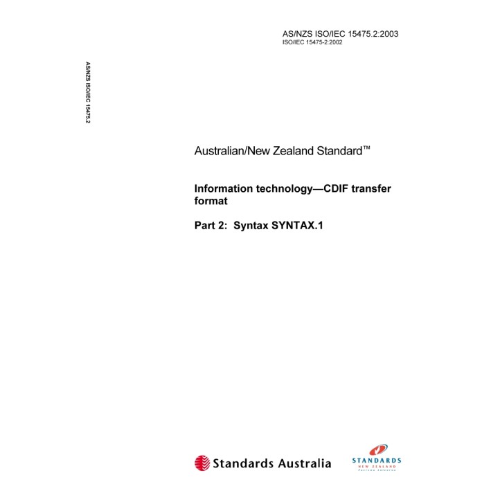 AS/NZS ISO/IEC 15475.2 PDF